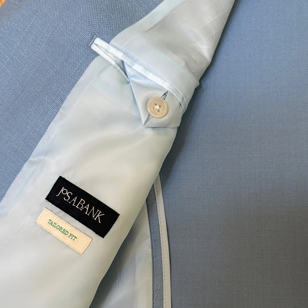 NWT! Jos. A. Bank Sky Blue Sports Jacket - Picture 3 of 6